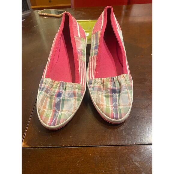 Coach Signature Plaid Slip on Sneakers Women's size 10 - Picture 1 of 5